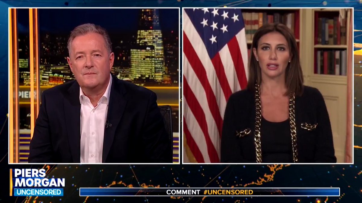 BREAKING: White House counselor Alina Habba tells Piers Morgan the Epstein list is expected to be released today - and there will "absolutely" be criminal actions taken. "It's incredibly disturbing. We have flight logs, information, names that will come out." Piers Morgan | Alina Habba