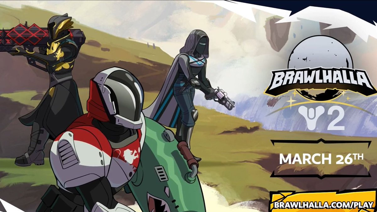 🚨NEW: Destiny 2 x Brawlhalla collab announced! (via IGN)