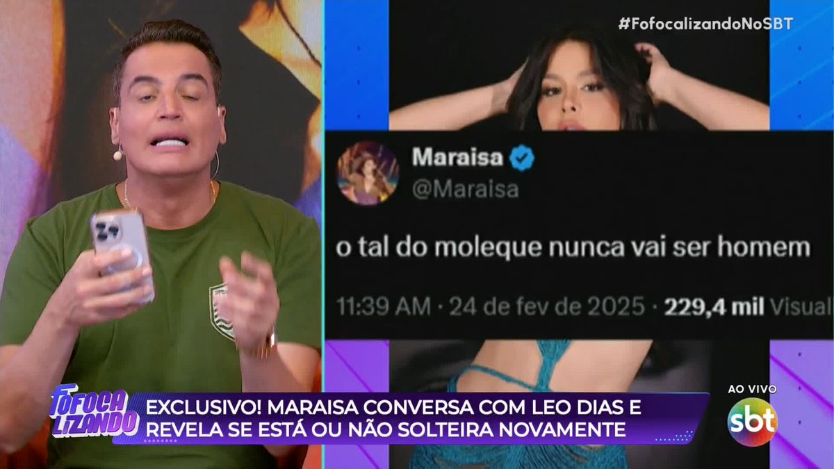 MARAISA CONFIRMA FIM DO NOIVADO 🚨 Com exclusividade, Maraisa confirma que está solteira: "A única coisa que quero dizer é que ele seja feliz!" #FofocalizandoNoSBT