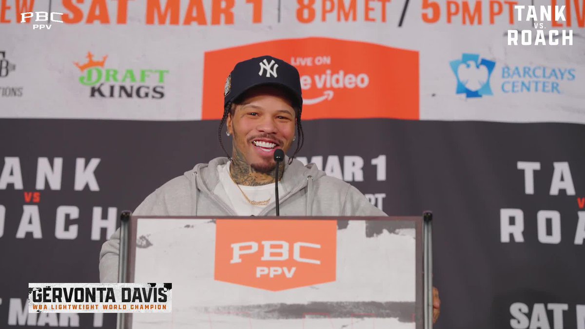 From the King of Baltimore, to the King of the DMV. Now, the KING of boxing. Gervonta Davis is ready for Saturday night. #TankRoach | March 1 | Buy NOW on PPV: