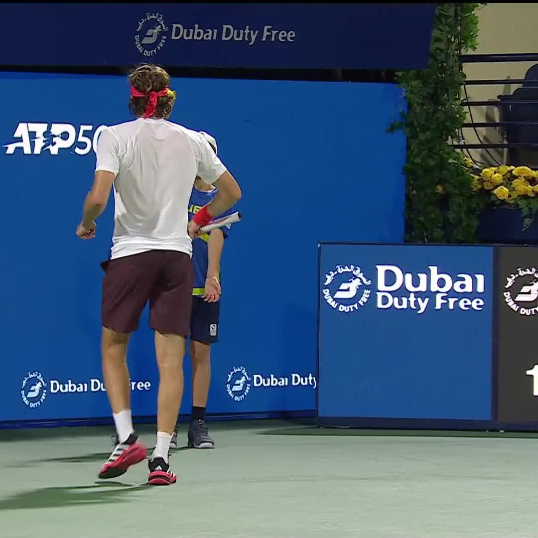 You can't teach those 🥵 Stefanos Tsitsipas #DDFTennis