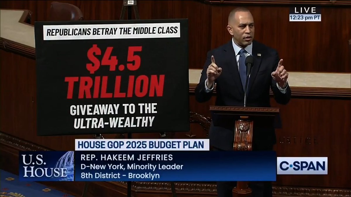 Inflation is up, consumer confidence is down and Republicans are crashing the economy in real time. My remarks on the House floor.