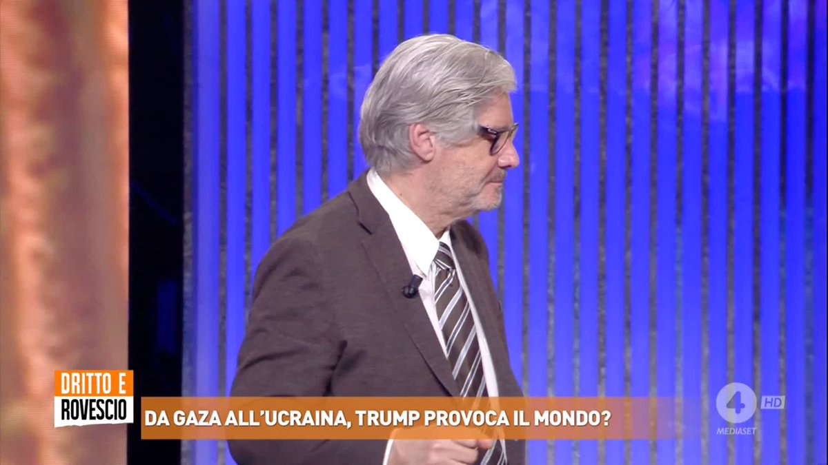 Andrea Romano sul video provocatorio di Trump: "Alla Casa Bianca c'è uno squilibrato" Siete d'accordo? #DrittoeRovescio in diretta su #Rete4 e in streaming su Mediaset Infinity