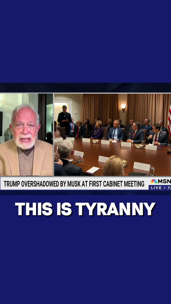 The only qualification to be in Trump's Cabinet is complete and total loyalty to him, not the United States. This is how a dictatorship rises.