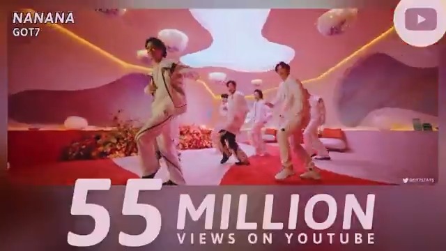 "NANANA" music video has now surpassed 55 million views on YouTube. GOT7 - NANANA — GOT7 GOT7 (갓세븐) #GOT7 #갓세븐 #GOT7_NANANA