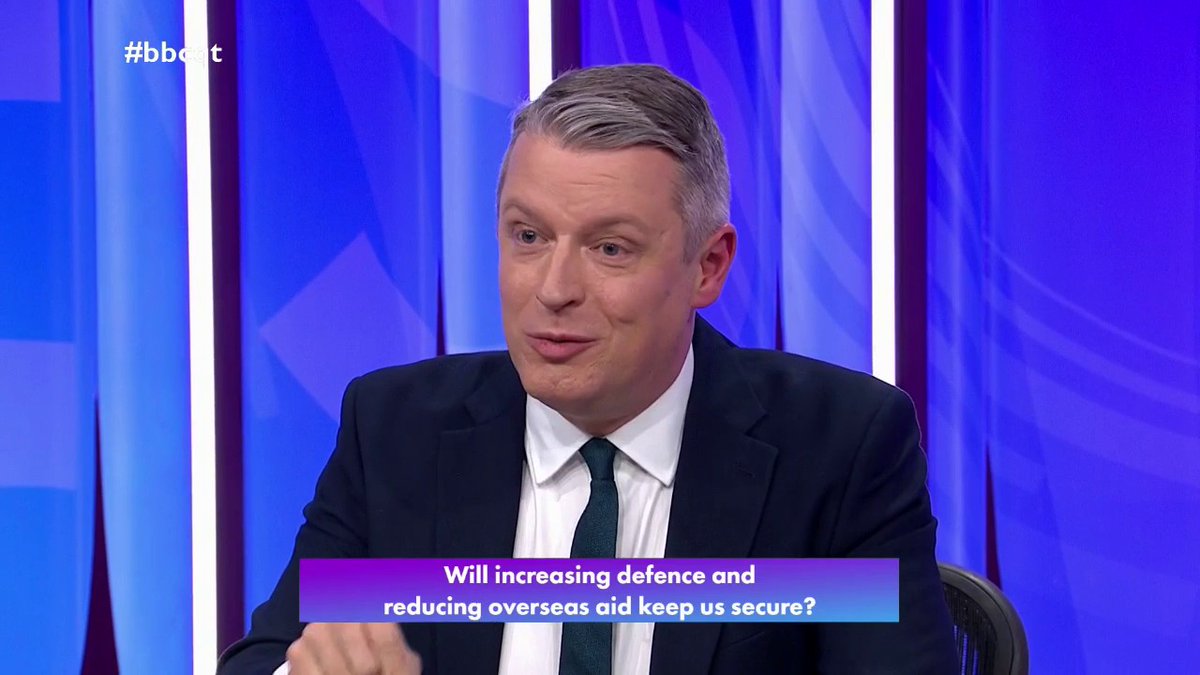“This is not just about supporting our friends in Ukraine… we know that if Russia wins in Ukraine, they’re not going to stop” Labour’s Luke Pollard says the planned 2.5% increase in defence spending is a “substantial investment” #bbcqt