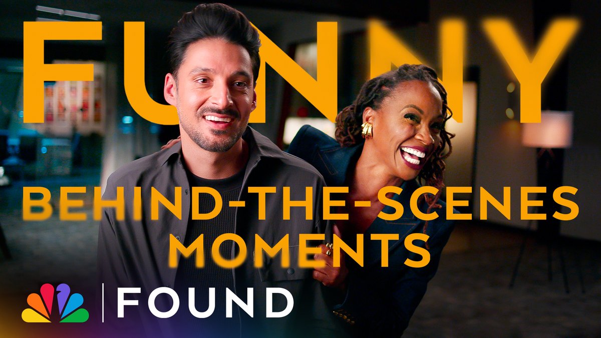 more bloopers for the real Found fans. watch #Found tonight 10/9c on NBC and streaming on Peacock.