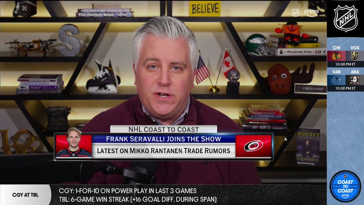 What’s going on with #Canes and Mikko Rantanen? Sources indicate even if Carolina gets a hard “no” on contract extension, they are “very much” willing to keep Rantanen for playoff run. Latest on Sports on Prime Canada tonight: