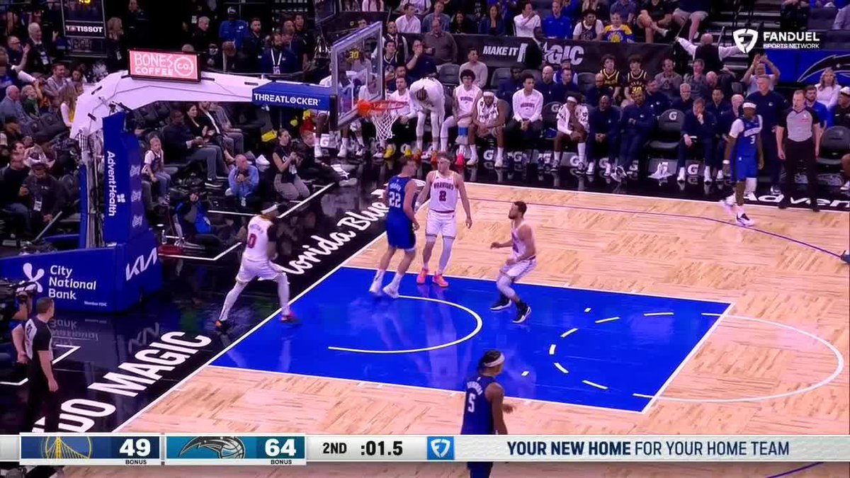 STEPH CURRY FROM PAST HALF-COURT 🔥