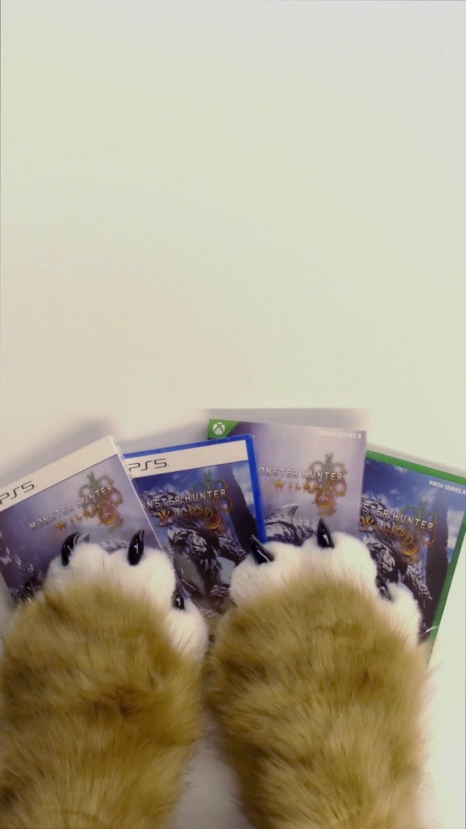 Look what we've got our paws on just before the release of Monster Hunter Wilds! Your journey into the Forbidden Lands await, hunter. #MHWilds
