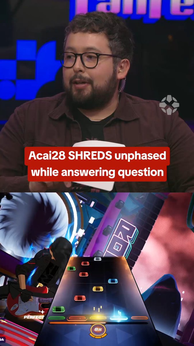 Watch alec SHRED on the new CRKD guitar controller WHILE doing an interview! #IGNFanFest