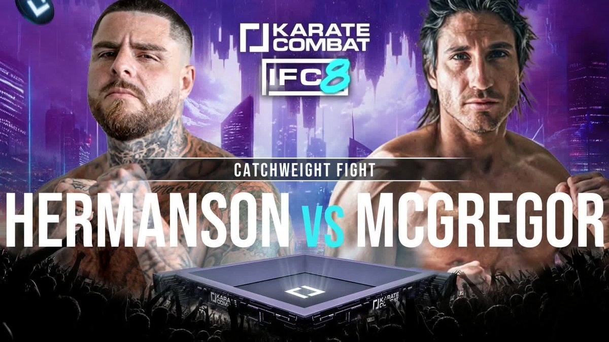 $KARATE x Influencer Fight Club Harley and AlphanumetriX exchanges a bit more than just stares at the KC53 face offs... Face offs brought to you by DeLorean Labs