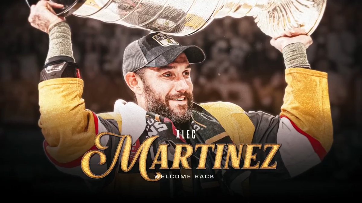 You'll always be welcome at The Fortress, Marty 😄 Thanks for the memories &amp; welcome back Alec Martinez!!! 🍸 #VegasBorn