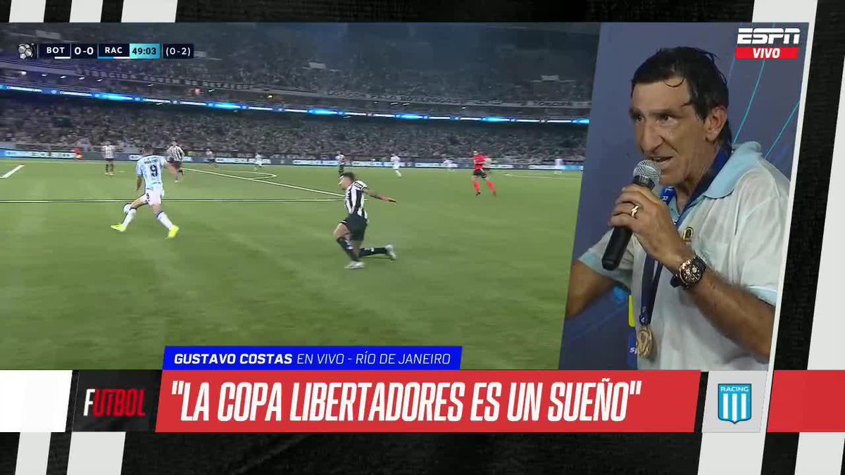🔥 "ME CHUPA UN H... TODO. CLARO QUE VAMOS A IR POR LA #Libertadores" ✅ La exigencia de Gustavo Costas luego de ser CAMPEÓN en Brasil 📺 La CONMEBOL #Recopa 2025, por #DisneyPlus Premium
