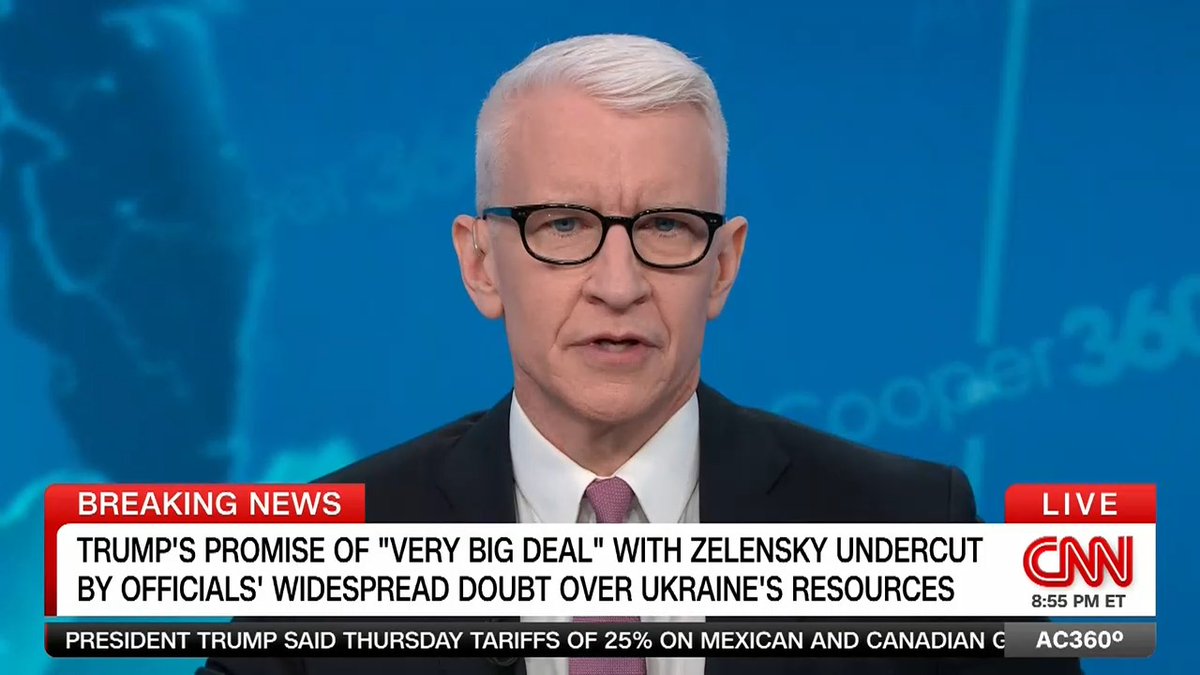 Ukraine's President Zelensky is expected at the White House on Friday. He and President Trump appear to be reaching a deal that would allow American access to Ukraine's untapped mineral riches, but there are many questions. Nick Paton Walsh reports from Ukraine.