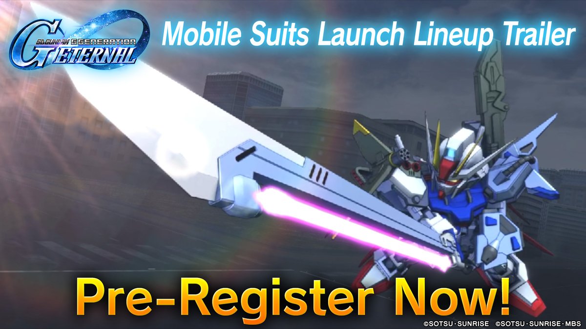 ◤━━━━━━ #GundamEternal Over 800K Pre-registrations! ━━━━━━━◢ With over 500 MS across 70 works playable right from the beginning! And today, we're going to show you some of them! ▼Pre-register here #GGeneration #GGen