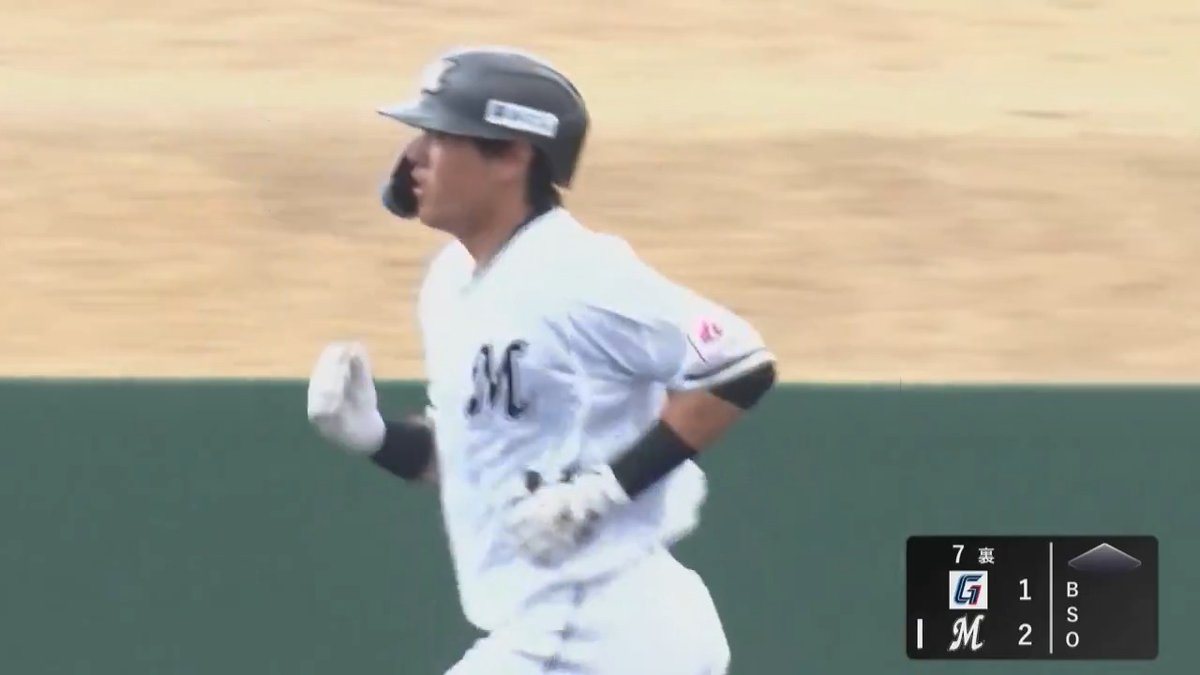 打った瞬間に確信✨ 千葉ロッテ #安田尚憲 選手がソロホームランを放つ🌈 #chibalotte 👇ライブ配信はこちら