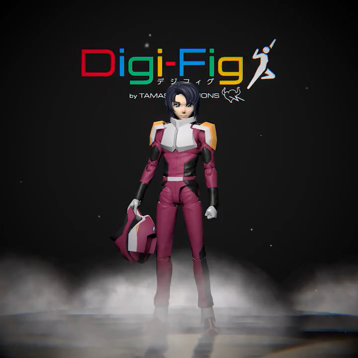 『機動戦士ガンダム #SEEDFREEDOM』より 「アスラン・ザラ（コンパスパイロットスーツVer.）」がデジタルフィギュアアプリ「Digi-Fig」のショップコーナーに登場！ アプリをダウンロードして、ポージングやジオラマ作りを楽しもう！ ▽詳細は #デジフィグ #ガンダム