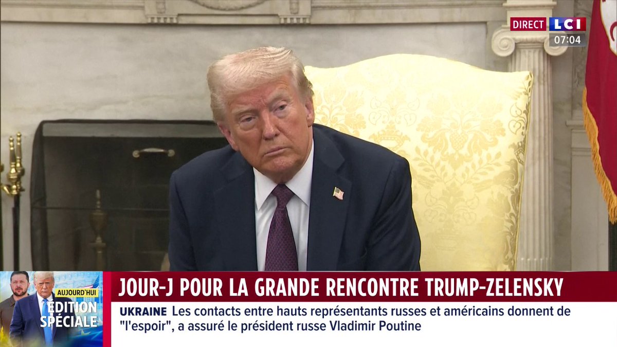 Guerre en Ukraine : Zelensky "dictateur" ? Trump "n'arrive pas à croire avoir dit ça" 👉 Le président américain doit recevoir aujourd'hui à la Maison Blanche Volodymyr Zelensky, pour la signature d'un accord sur les minerais ukrainiens.