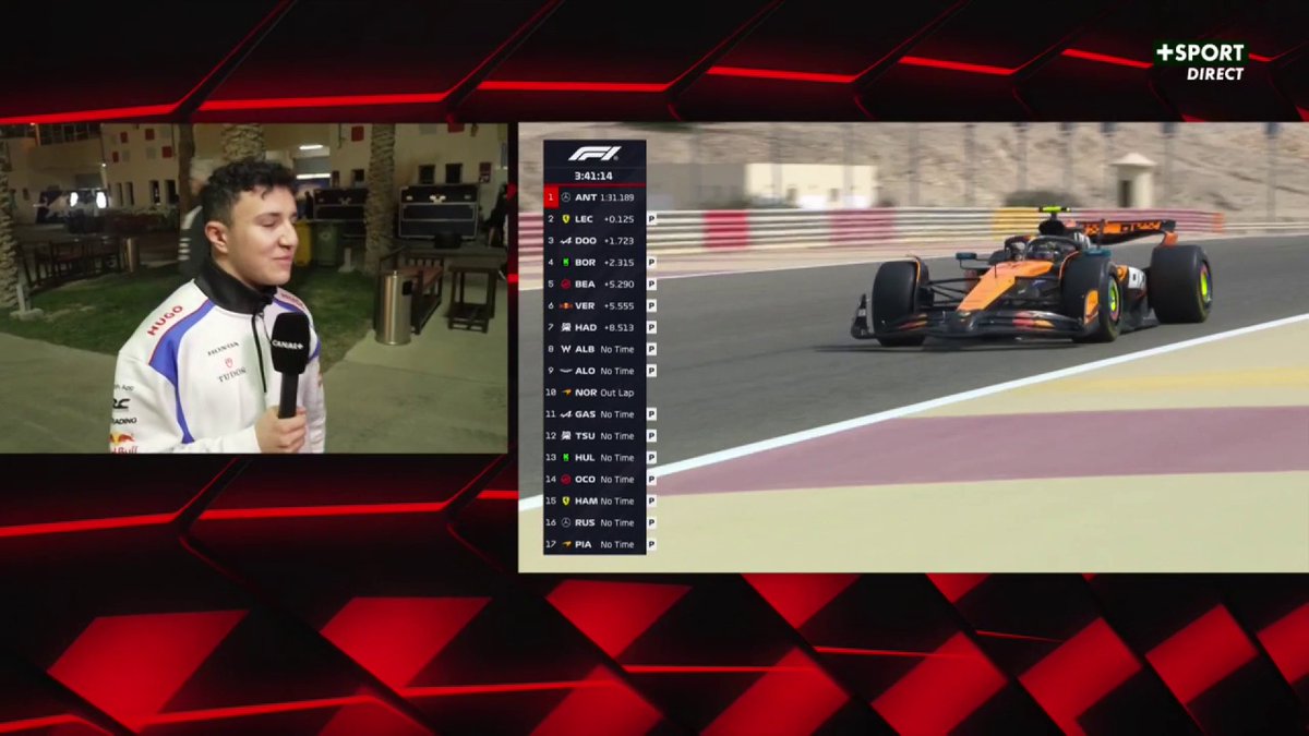 "Je n'avais jamais fait autant de tours ! La prépa' se passe mieux que ce que j'espérais." Isack Hadjar a beaucoup travaillé hier et fait le point sur son début de saison 💪 #F1Testing