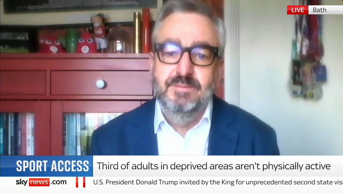 Recent research suggests 'for every £1 that we invest in sport and physical activity... returns £4.20 in social and economic benefit to the nation', Sports England CEO Tim Hollingsworth tells Sky News. 📺 Sky 501, Virgin 602, Freeview 233 and YouTube