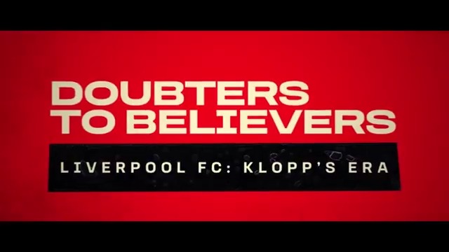 The definitive documentary on Jurgen Klopp’s time at Liverpool FC, including unprecedented behind-the-scenes access to his final six months in charge. 𝐃𝐨𝐮𝐛𝐭𝐞𝐫𝐬 𝐭𝐨 𝐁𝐞𝐥𝐢𝐞𝐯𝐞𝐫𝐬 𝐋𝐢𝐯𝐞𝐫𝐩𝐨𝐨𝐥 𝐅𝐂: 𝐊𝐥𝐨𝐩𝐩’𝐬 𝐄𝐫𝐚, available NOW on Prime!
