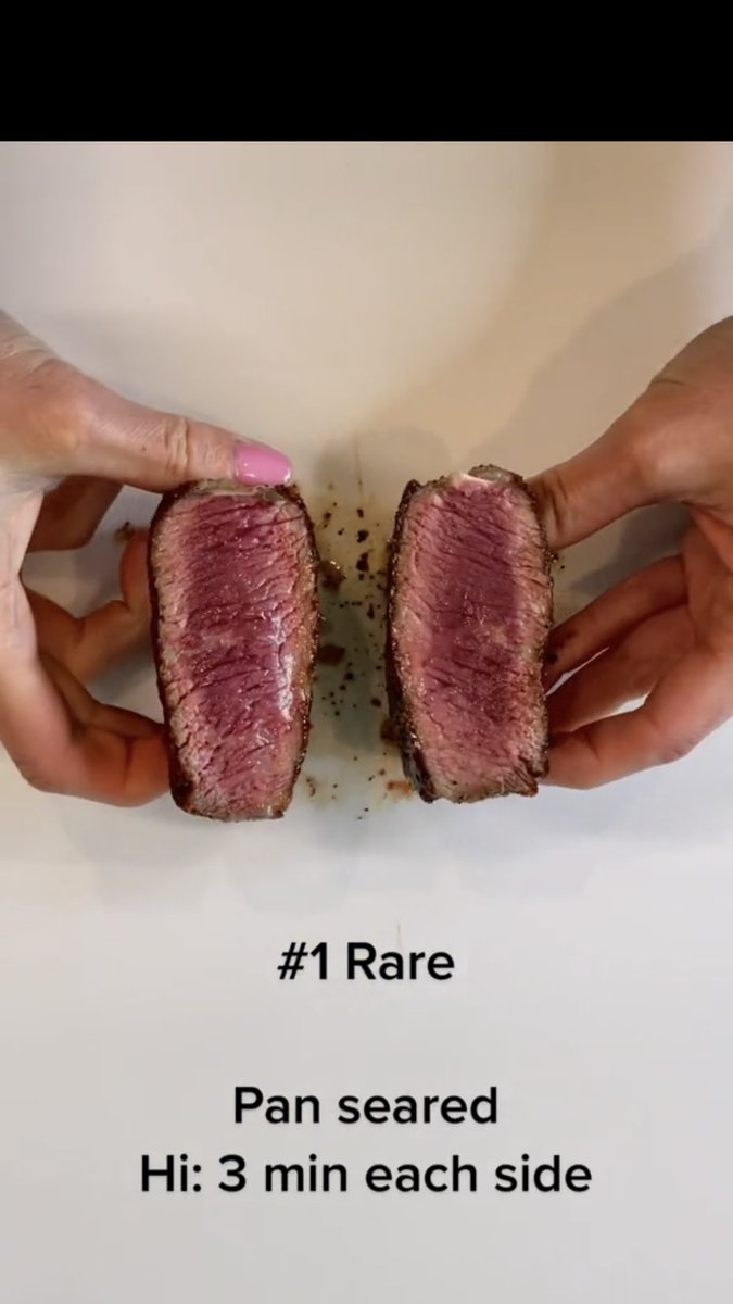 How do you like your steak cooked? 1,2,3,4 or 5? ๐ฅฉ