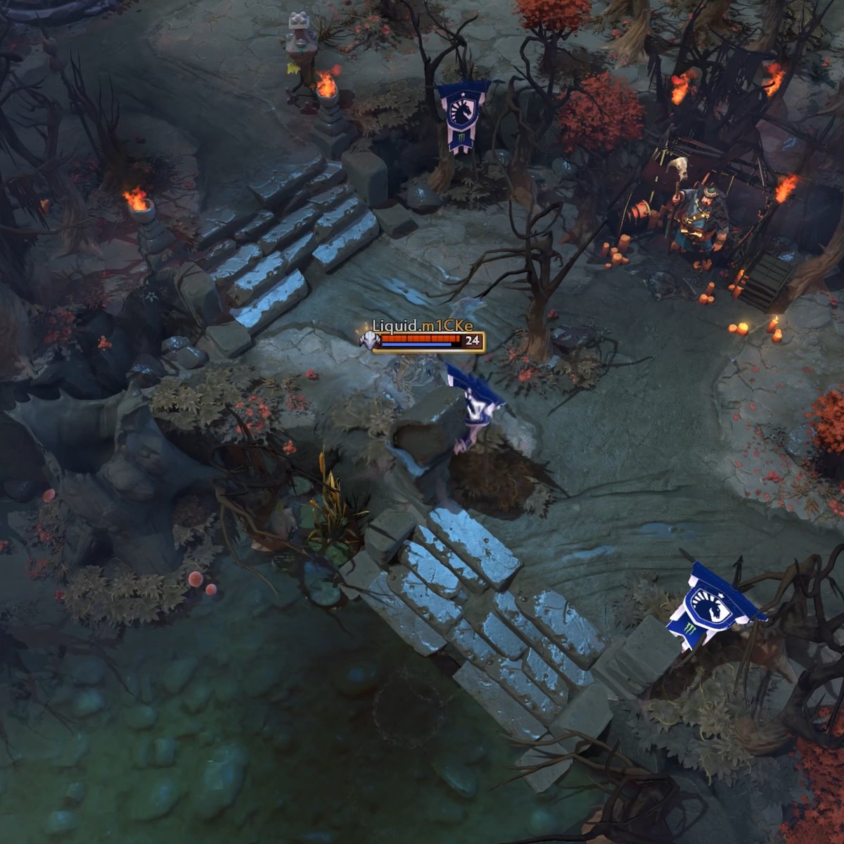 Would've gotten away with it too, if it wasn't for that meddling sentry 🐻 #DreamLeague #dota2