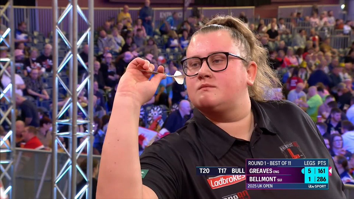 BRILLIANT BEAU WINS ON DEBUT! Beau Greaves produces a superb display to thrash Stefan Bellmont 6-1 on her UK Open debut! 📺 #UKOpenDarts