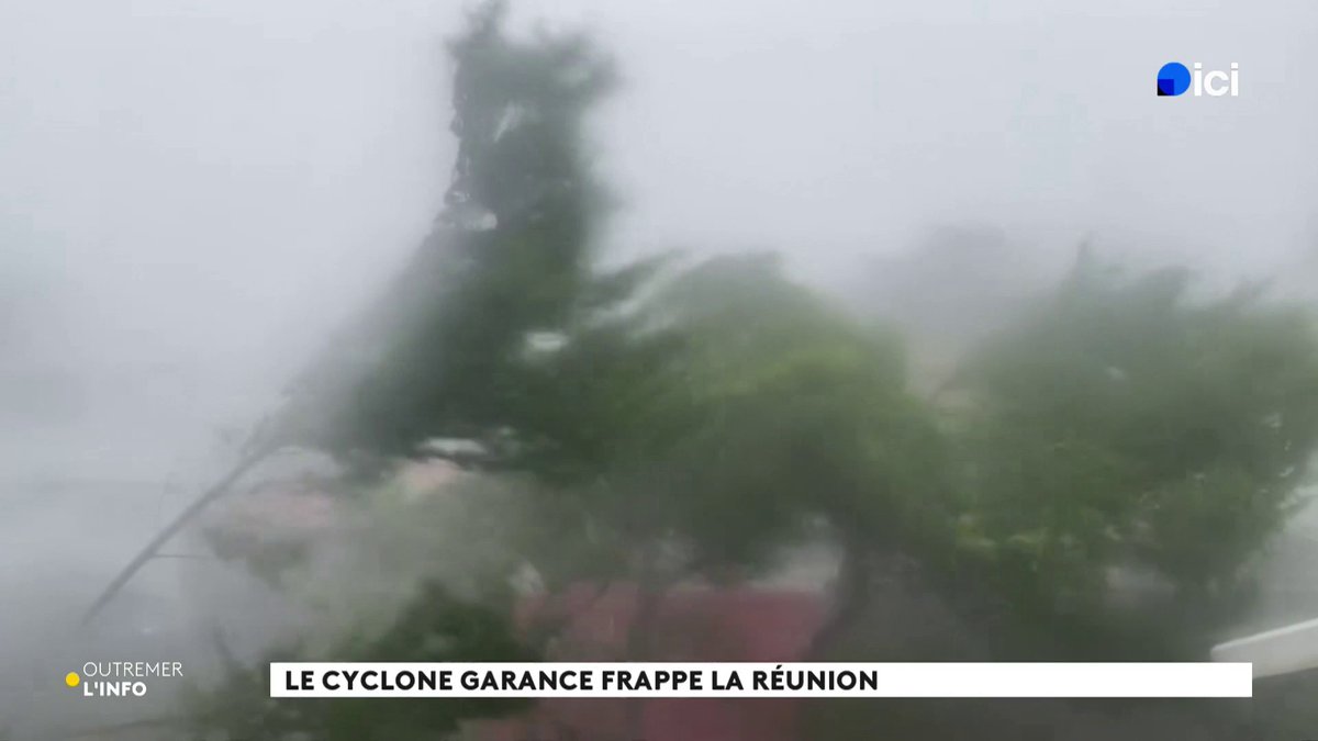 🚨🇫🇷🇷🇪 FLASH | Au moins une personne est décédée dans le passage du cyclone Garance, à la Réunion.