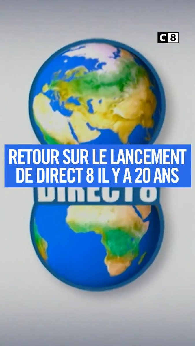 Retour sur l'inauguration de la chaine #Direct8 en 2005, ce soir lors de #LAGrandeSoiréeC8 à partir de 19:35 sur C8.
