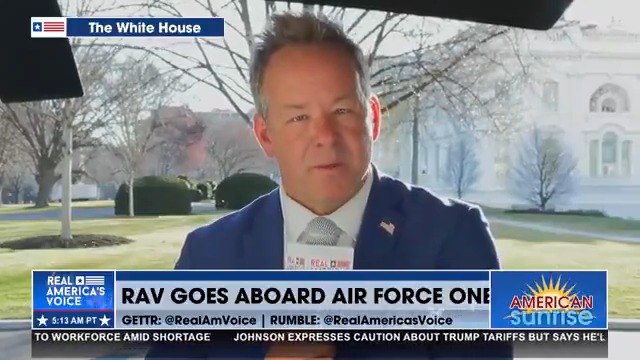BIG NEWS! 💥👉 RAV ON AIR FORCE ONE TODAY! Brian Glenn will be traveling with President Donald J. Trump today from DC to FL and will be covering the President through the weekend, so stay tuned to RAV all weekend! Dr. Gina David Brody Terrance Bates GET RAV ON THE GO: