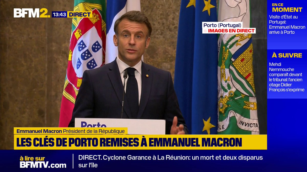 Emmanuel Macron: "Bâtir une même vision du monde, une même vision de l'humanité. C'est ça l'Europe"