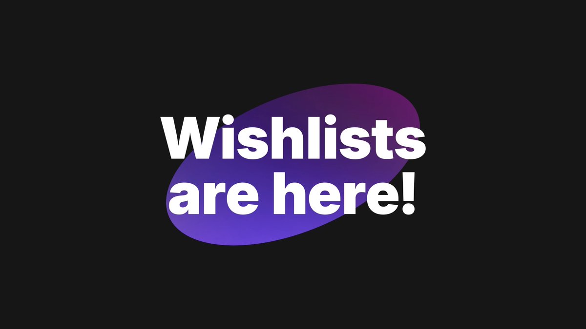 Wishlists are here! Start building yours today. 🎉 Get the full lowdown in our latest Fab dev update: