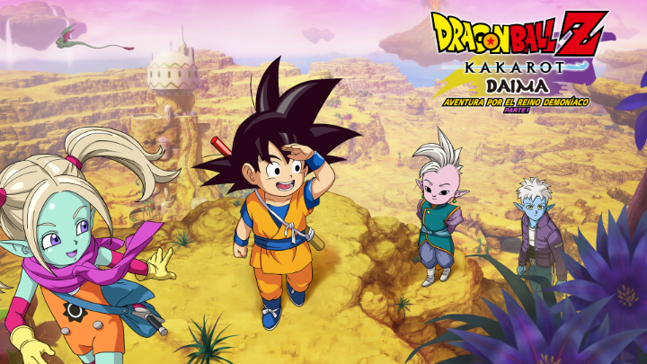 DRAGON BALL Z: KAKAROT | DAIMA - Aventura por el Reino Demoníaco PARTE 1 recrea todo el mundo de Dragon Ball DAIMA. ¡Sumérgete en esta aventura y revive las hazañas de Goku y sus amigos mientras exploran el Tercer Reino Demoníaco en esta nueva y emocionante aventura!