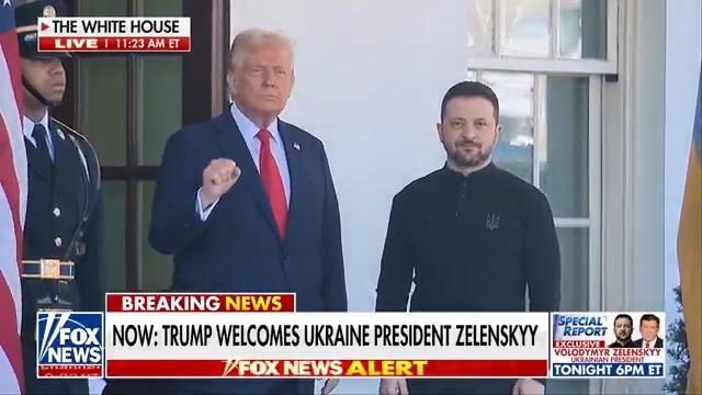 President Trump welcomes Ukrainian President Zelenskyy to the White House for high-stakes talks.