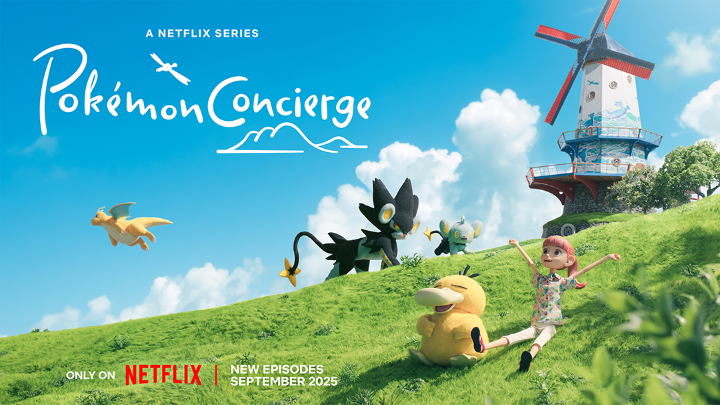 Haru and Psyduck’s adventures at the Pokémon Resort continue! 🏖️ New episodes of Pokémon Concierge are coming to Netflix in September 2025. Watch the first four episodes of Pokémon Concierge on our YouTube channel until March 9! 🏝️