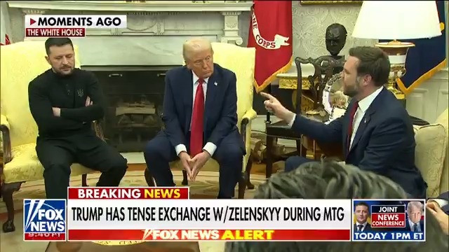 "You're gambling with WWIII." President Trump and Vice President Vance get into a heated exchange with Ukrainian President Zelenskyy over the handling of the war in Ukraine.