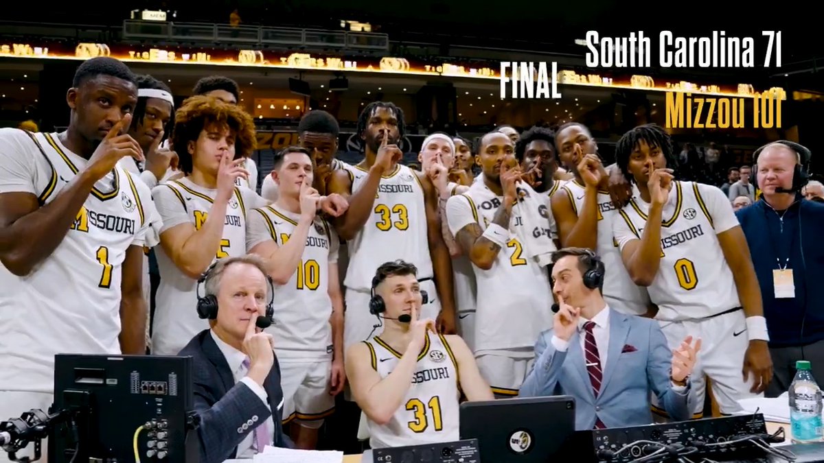 Let 'em talk about everybody else … We'll just be over here posting our largest SEC win in 12 years 🤫🤫🤫 #MIZ 🐯