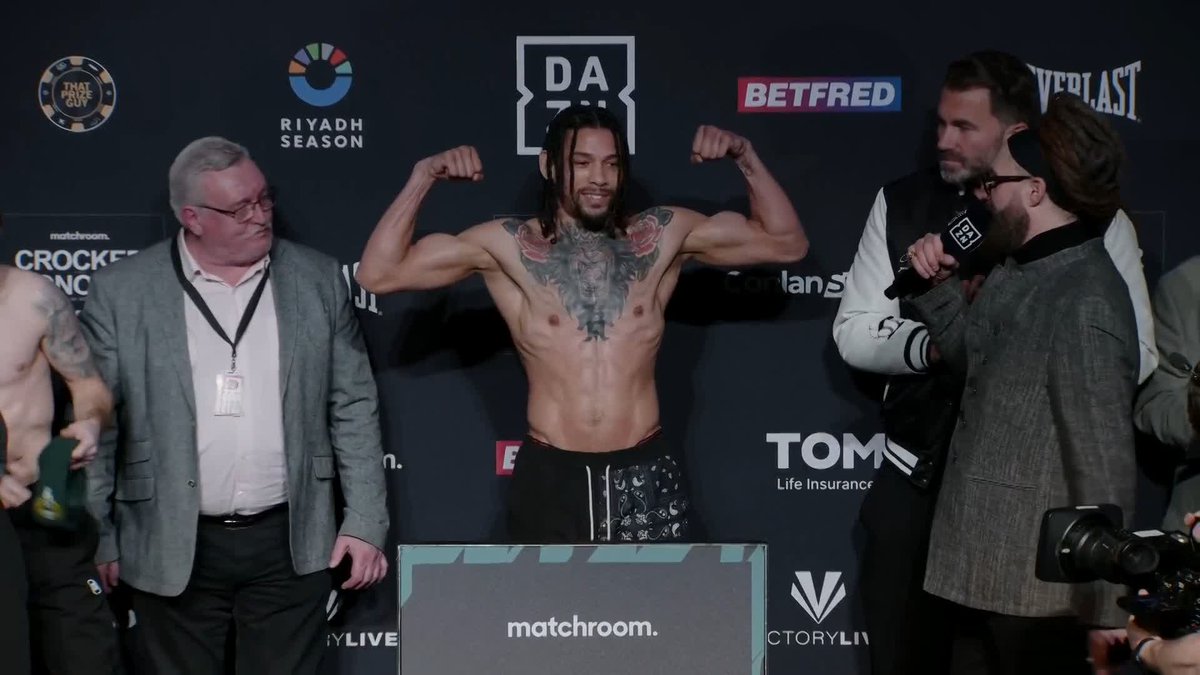 ⚖️ WEIGH-IN & FACE-OFF 👀 Kurt Walker vs Leon Woodstock #WalkerWoodstock | DAZN Boxing | #CrockerDonovan