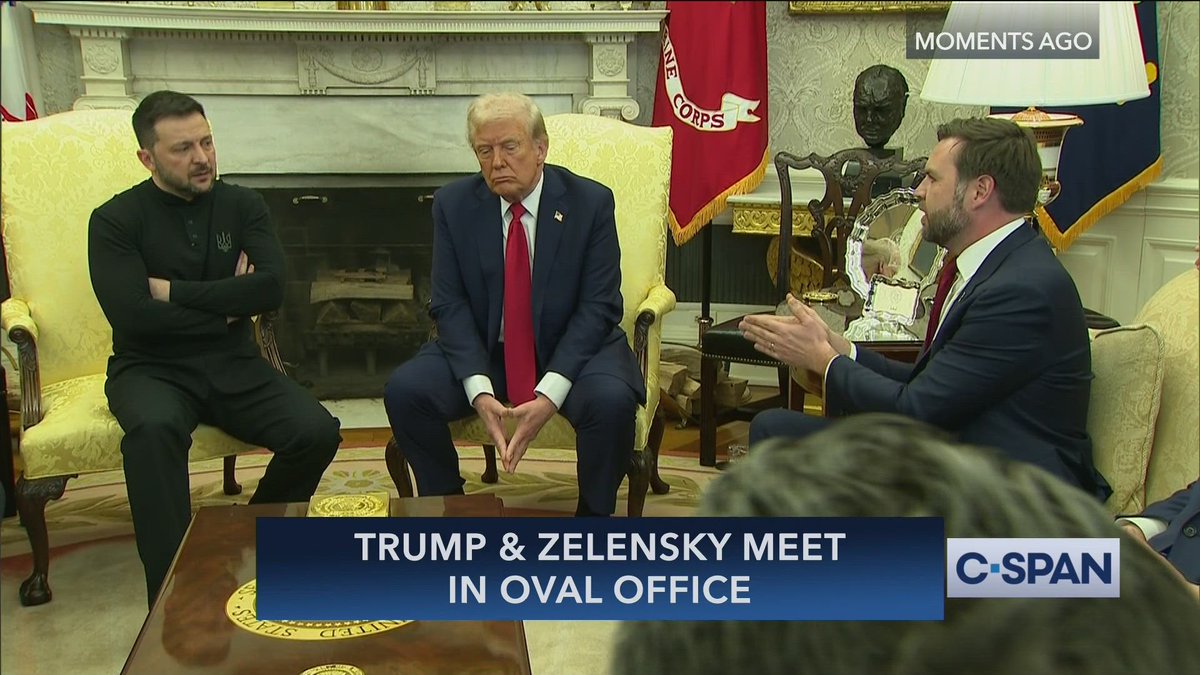 WATCH: Full Heated Exchange between President Trump, Vice President Vance and Ukrainian President Zelenskyy in the Oval Office.