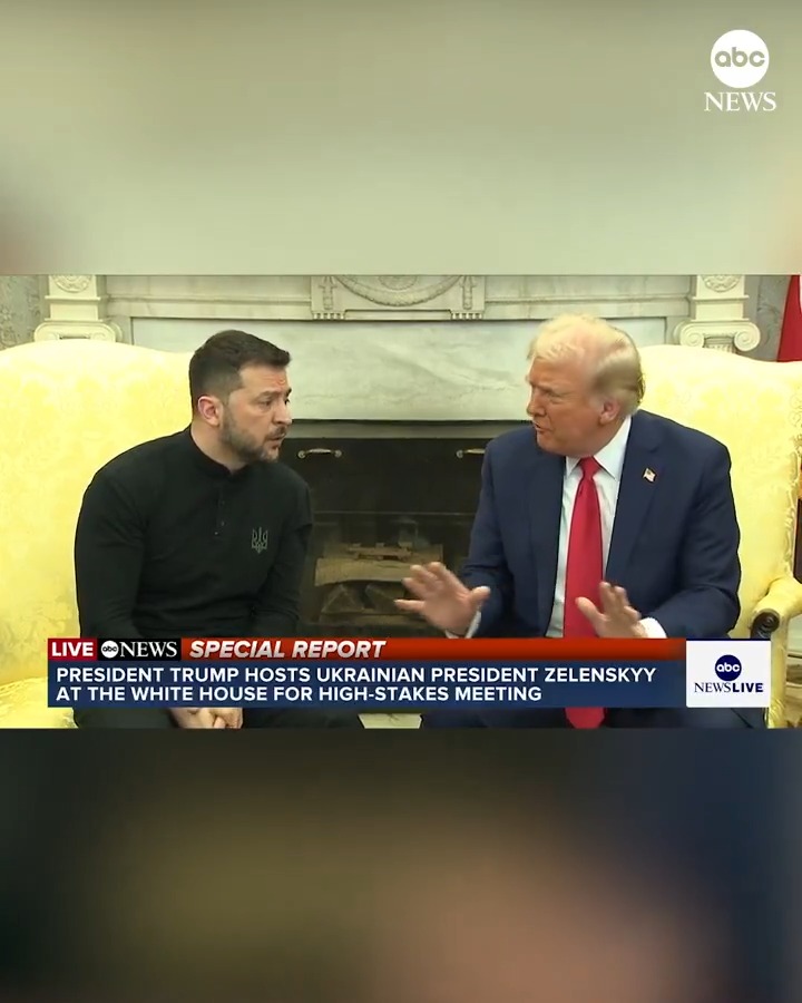 BREAKING: Pres. Trump, Vice Pres. JD Vance, and Ukrainian Pres. Zelenskyy had a fiery exchange in the Oval Office over the Ukraine-Russia war. Follow live updates: