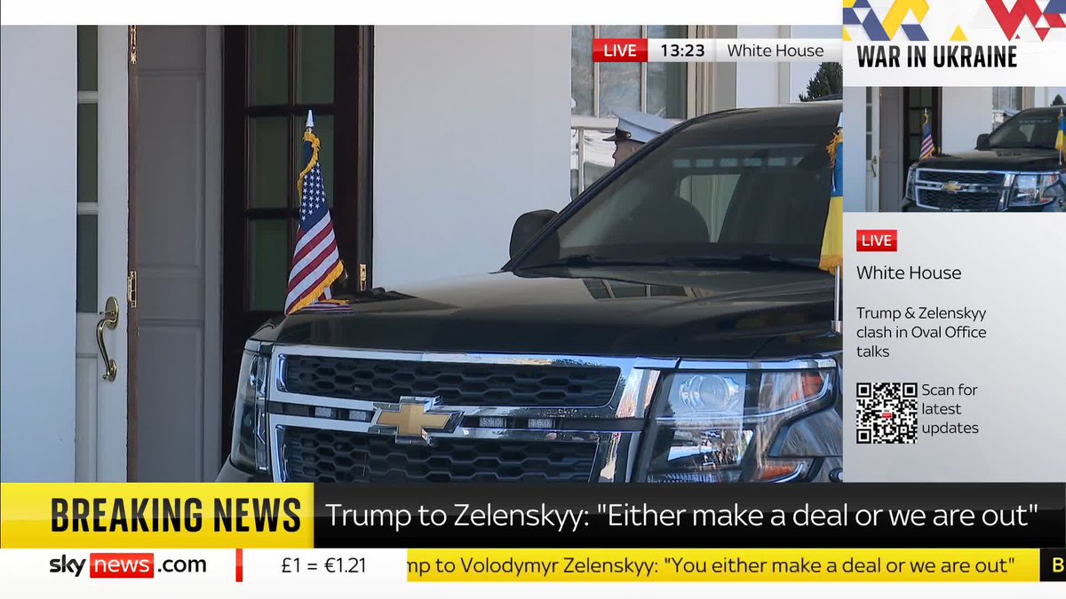 BREAKING: Donald Trump has just posted a statement on his Truth Social, and says Volodymyr Zelenskyy can "come back when he is ready for peace". The joint news conference between Trump and Zelenskyy won't go ahead today as planned. Mark Stone has the latest 👇