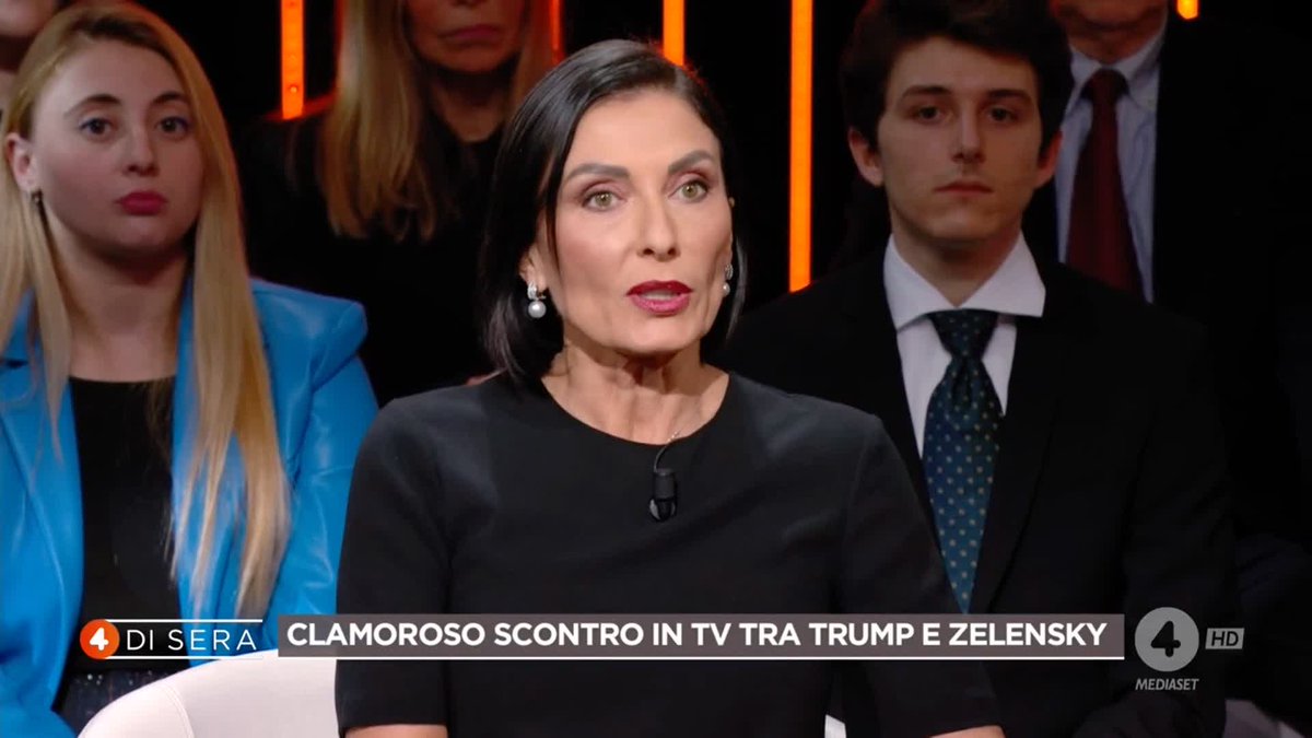 Alessia Morani: "Oggi chi è uscita umiliata è la storia degli Stati Uniti" Siete d'accordo? Ne stiamo parlando a #4disera in diretta su #Rete4 e in streaming su Mediaset Infinity