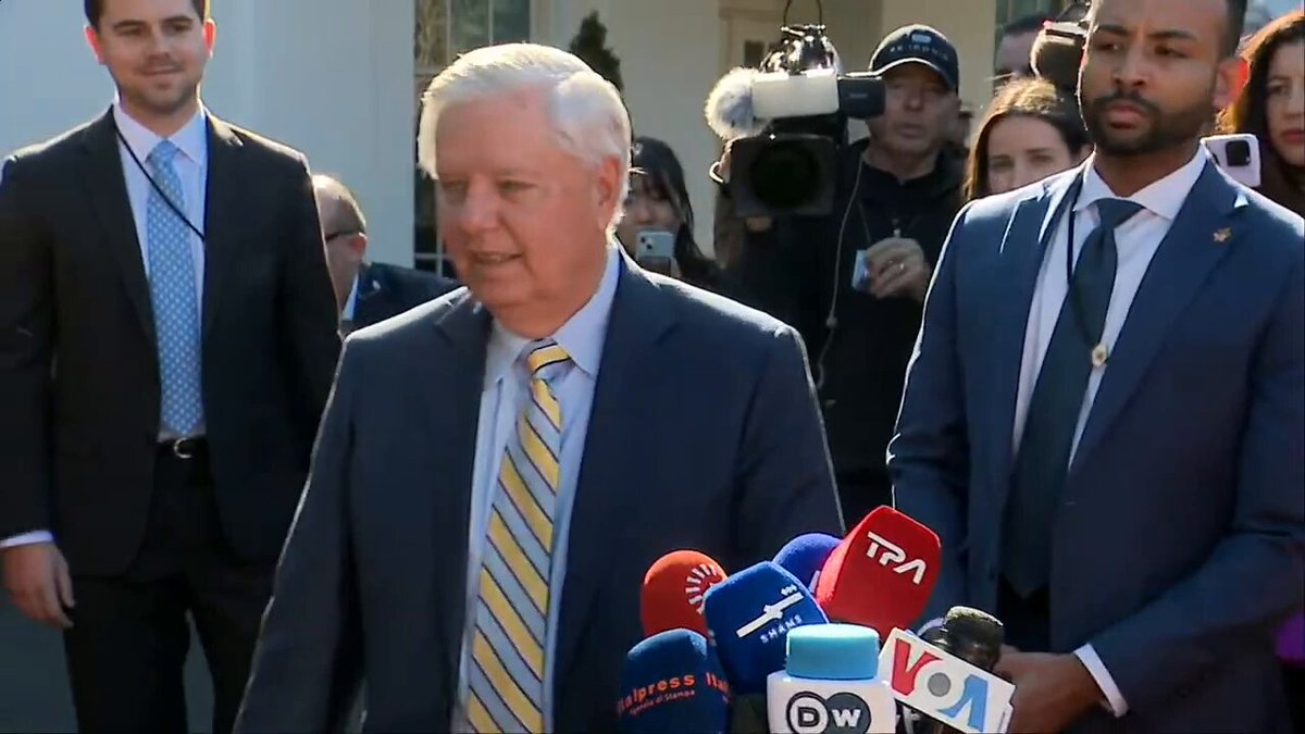 Wow, Lindsey Graham says "I don't know if we can ever do business with Zelensky again." He suggests Zelensky could have to resign and send someone else the US "can do business with"