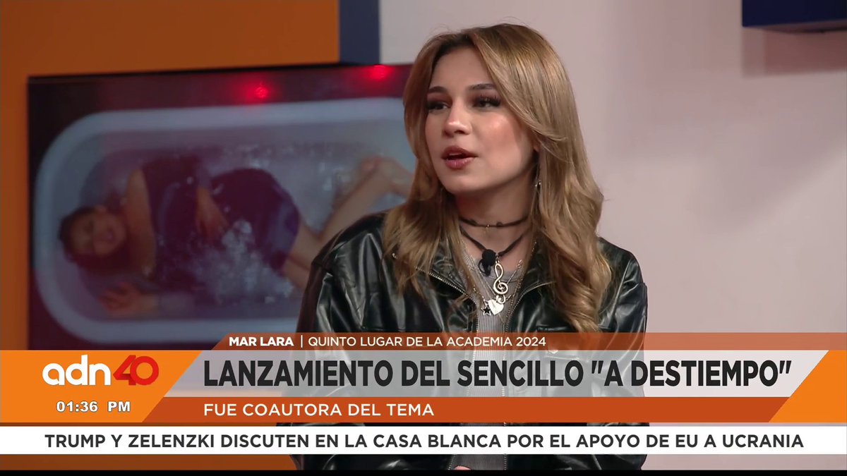 Mar Lara (Mar Lara 🌊), participante de La Academia (La Academia) nos habla del lanzamiento de su sencillo "A Destiempo" 🎶 Los detalles con Gabriel Hernandez
