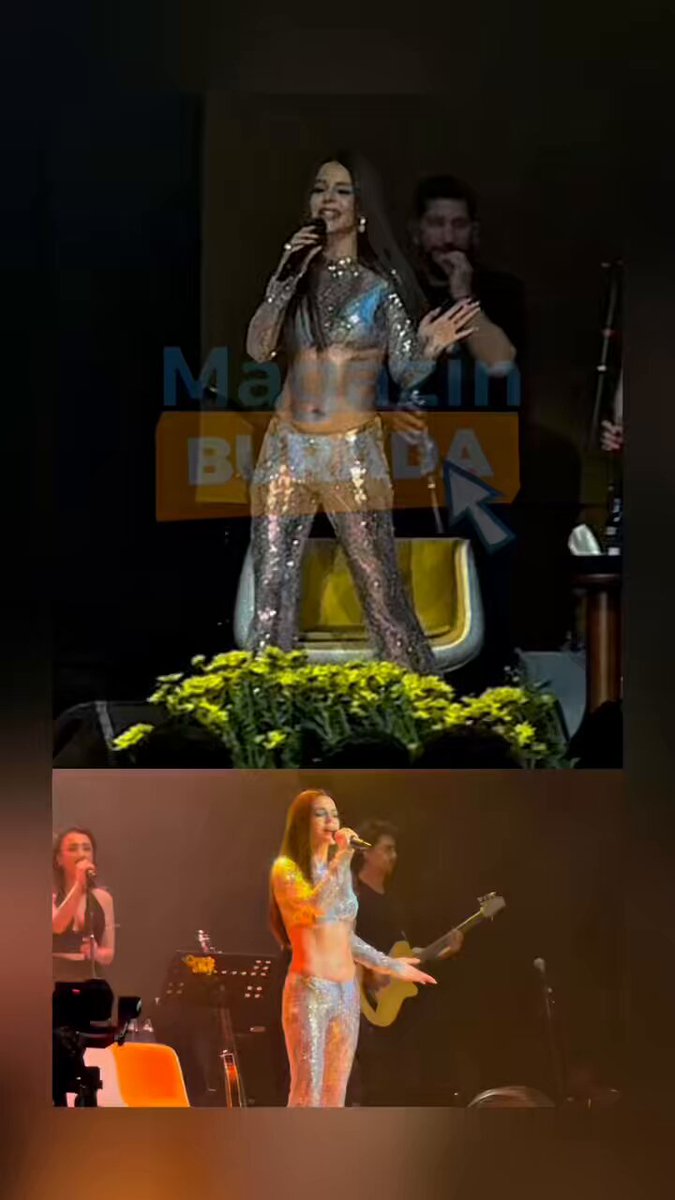 Bostancı Gösteri Merkezi'nde konser veren Simge Sağın: "Bu şarkıyı yakışıklılar için söyleyeceğim, inşallah Allah bize de bir tane nasip etsin."