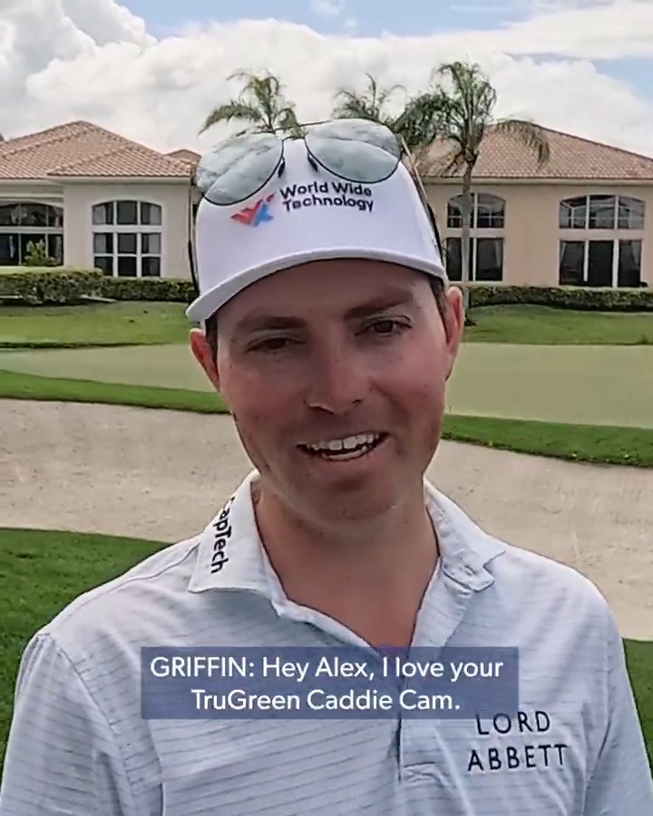 Through the lens of the caddie 😎 Join Ben Griffin for a practice round in a unique angle as his caddie Alex wears the TruGreen Caddie Cam! (presented by TruGreen)