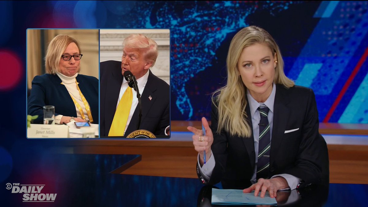 Andy Cohen could never make a show as dramatic as this exchange between Gov. Janet Mills and Trump