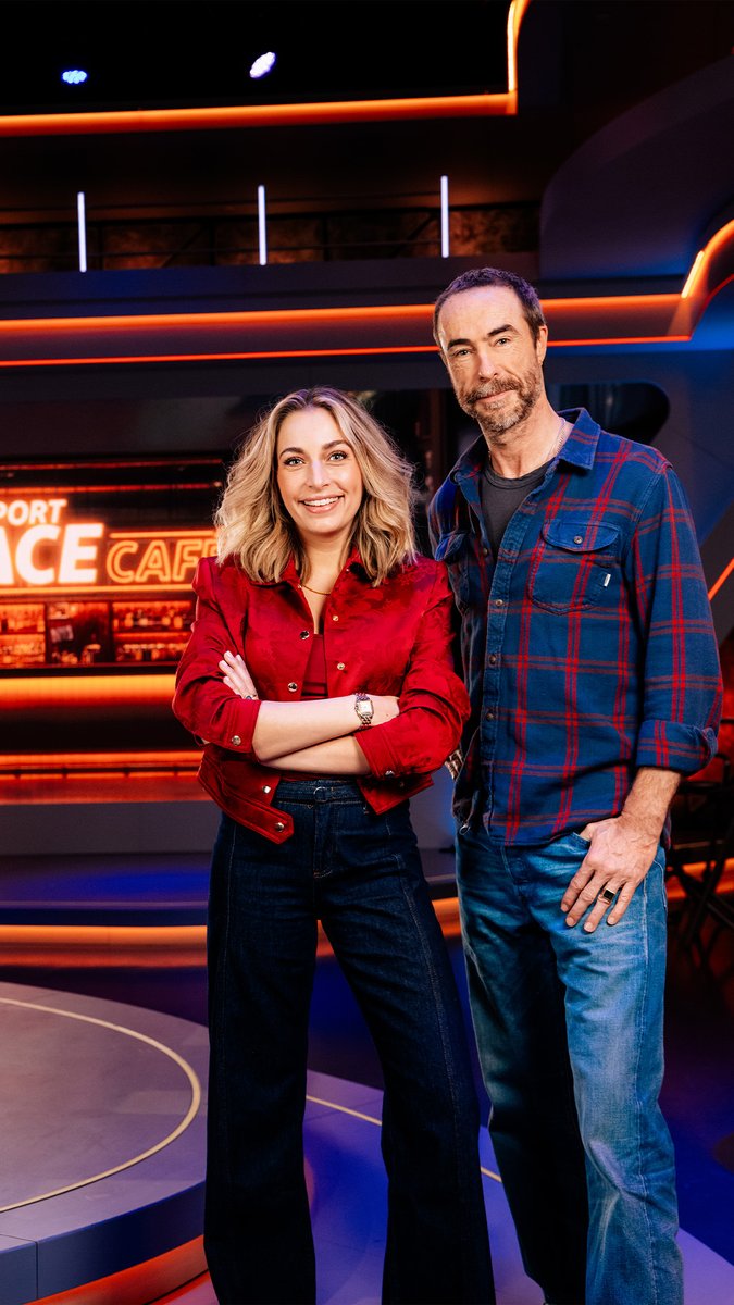 De nieuwe presentatoren van het Ziggo Sport Race Café: Chris Zegers &amp; Shelly Sterk! 🧡 #ZiggoSport #Racing #RaceCafé